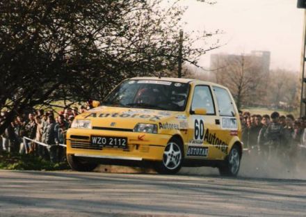 Jacek Sikora i Marek Kaczmarek - Fiat Cinquecento Sporting.